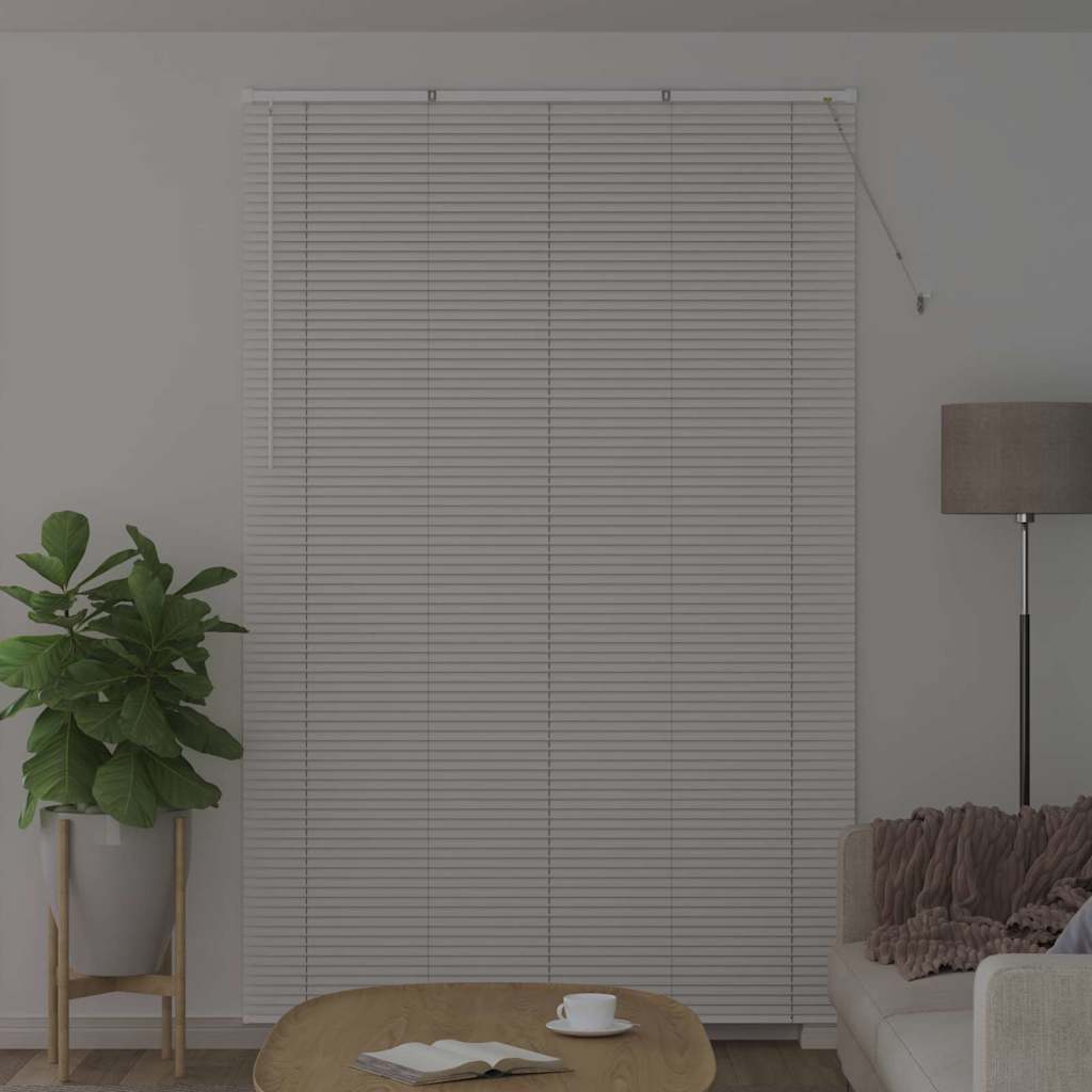 Zsalugáter Redőnyök Fehér 220x150cm Alumínium