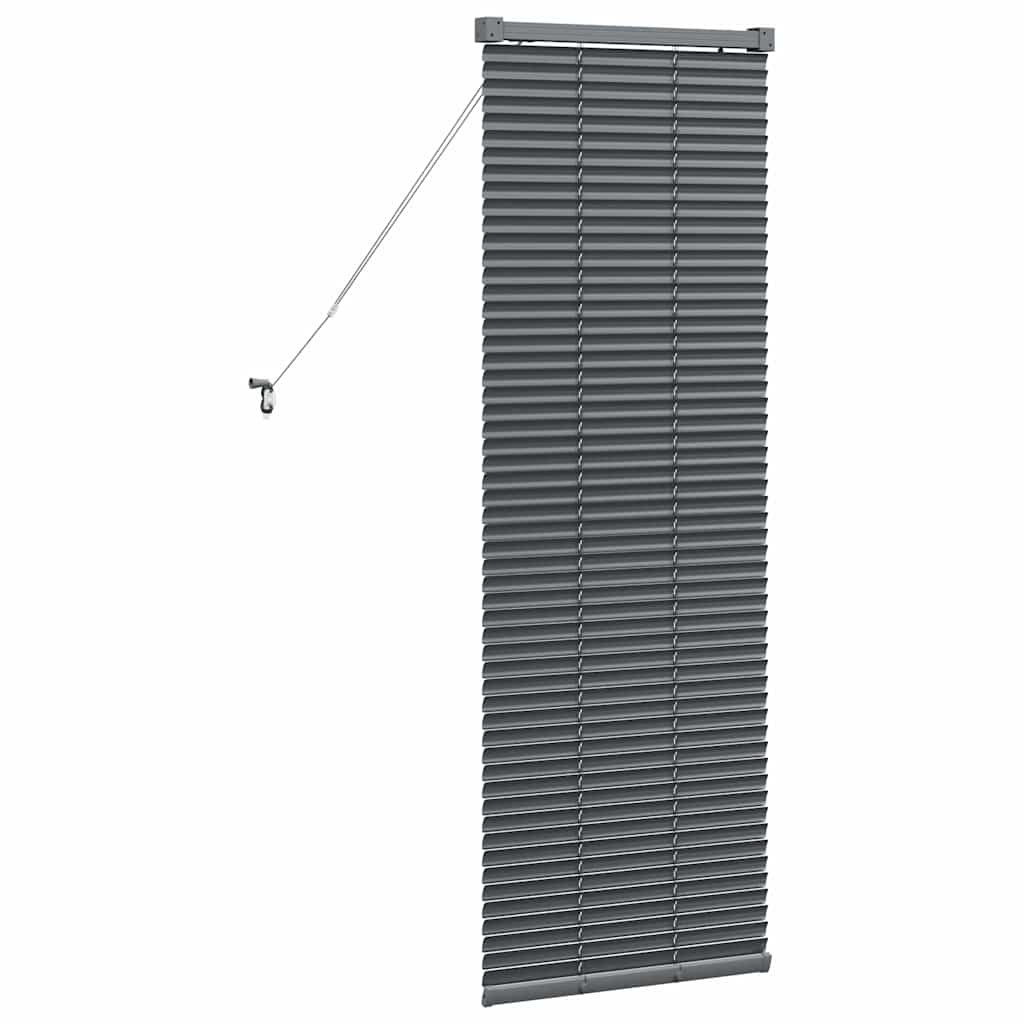 Zsalugáter Redőnyök Sötétszürke 130 x 40 cm Alumínium