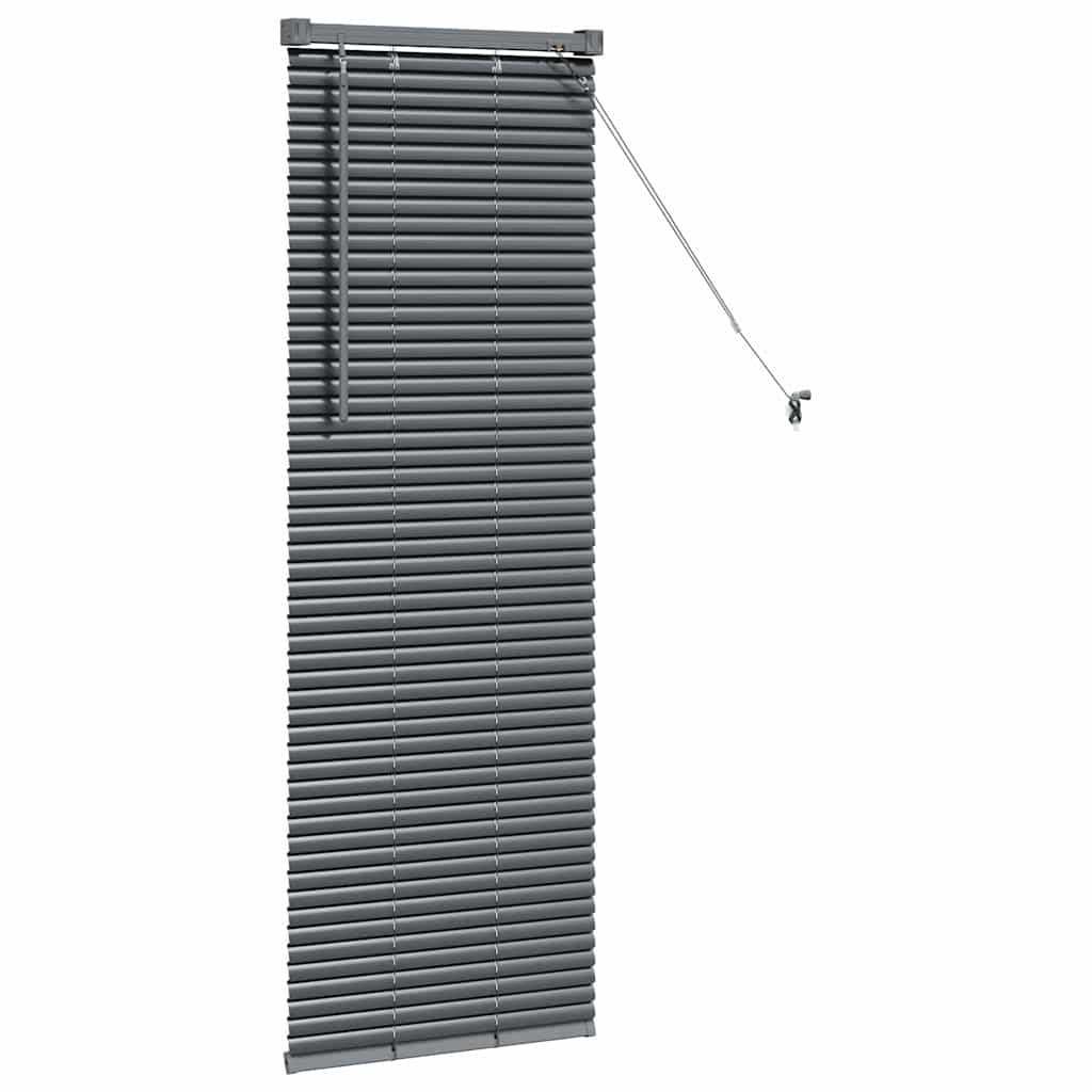 Zsalugáter Redőnyök Sötétszürke 130 x 50 cm Alumínium