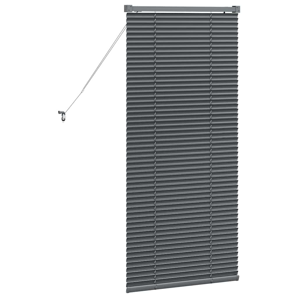 Zsalugáter Redőnyök Sötétszürke 130 x 55 cm Alumínium