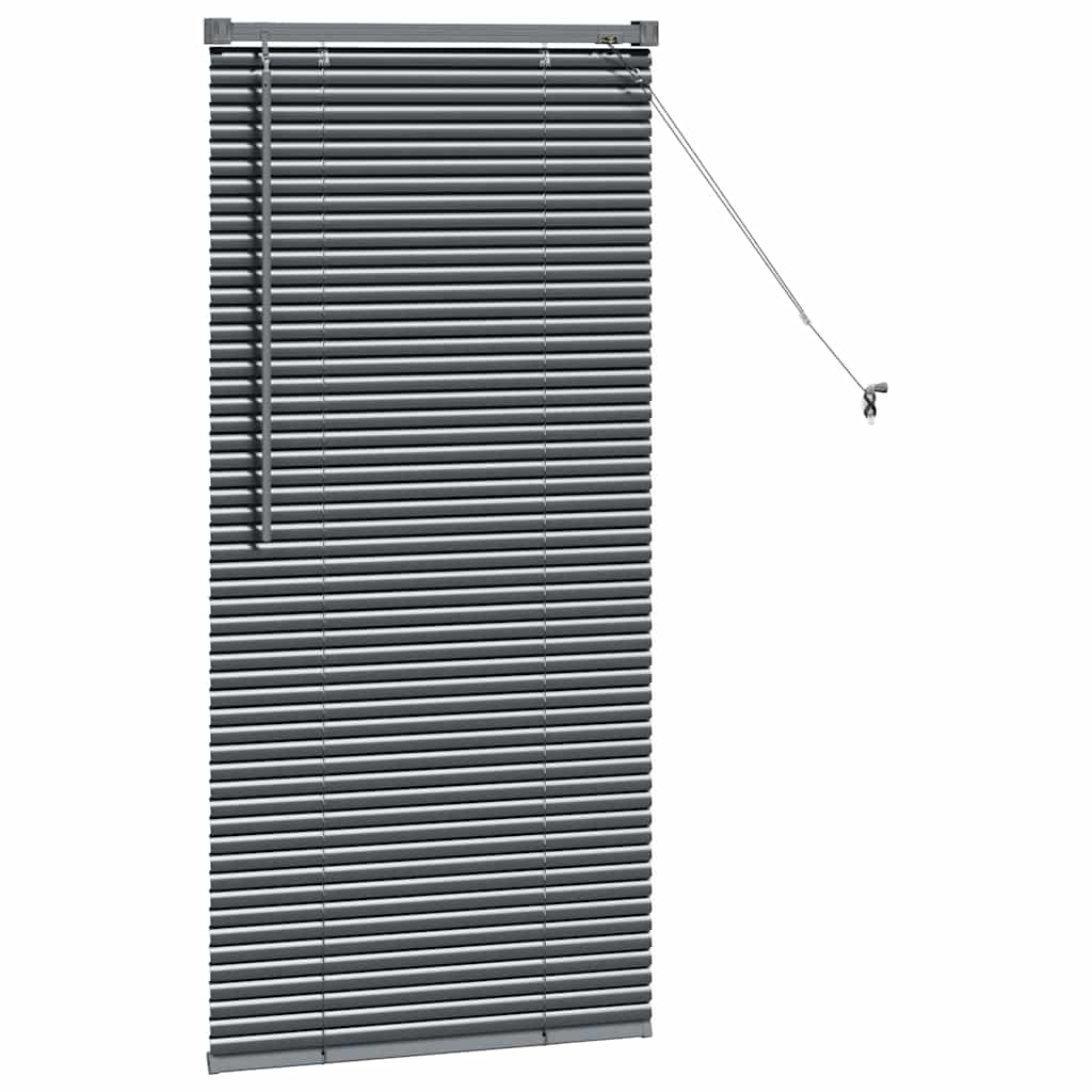 Zsalugáter Redőnyök Sötétszürke 130 x 60 cm Alumínium