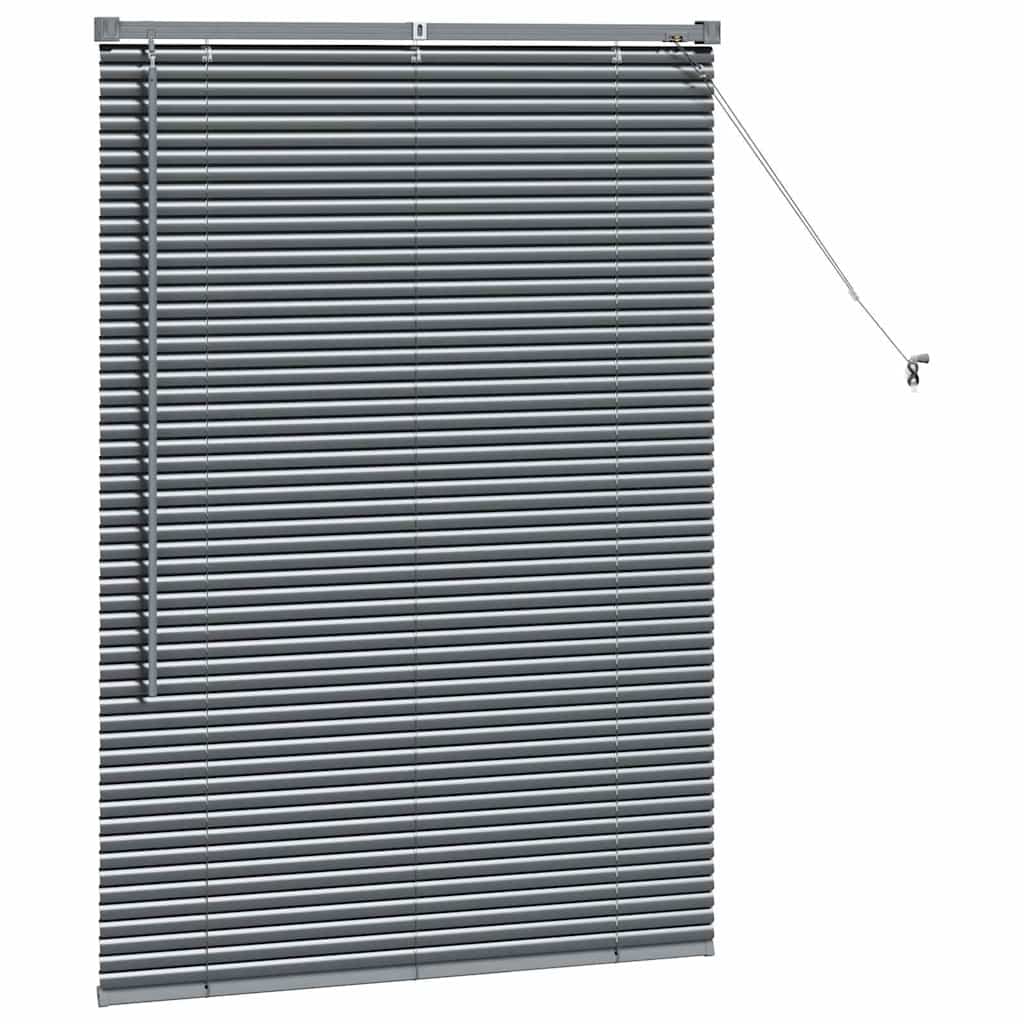 Zsalugáter Redőnyök Sötétszürke 130 x 90 cm Alumínium