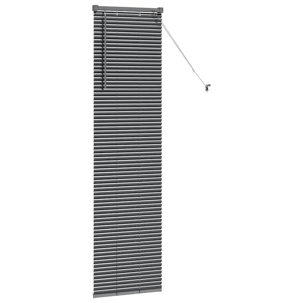 Zsalugáter Redőnyök Sötétszürke 175 x 40 cm Alumínium