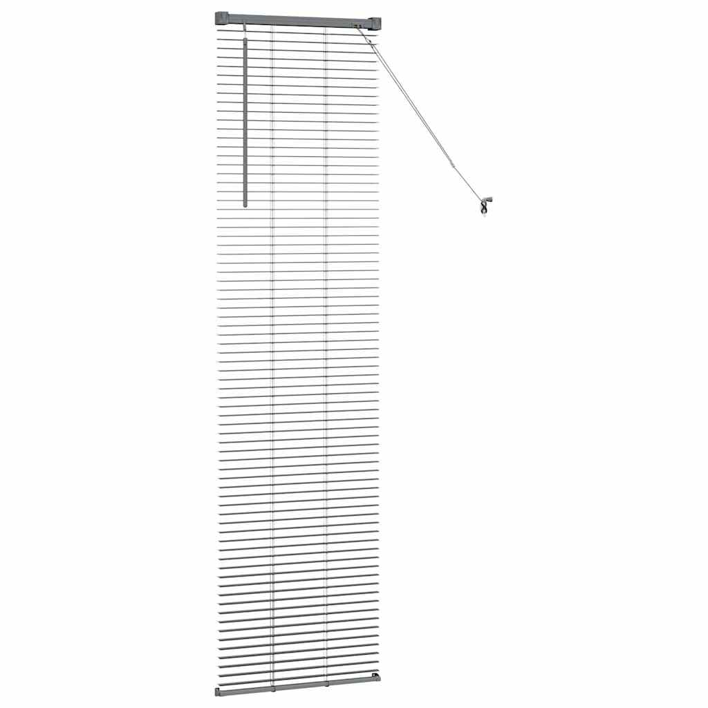 Zsalugáter Redőnyök Sötétszürke 175 x 40 cm Alumínium