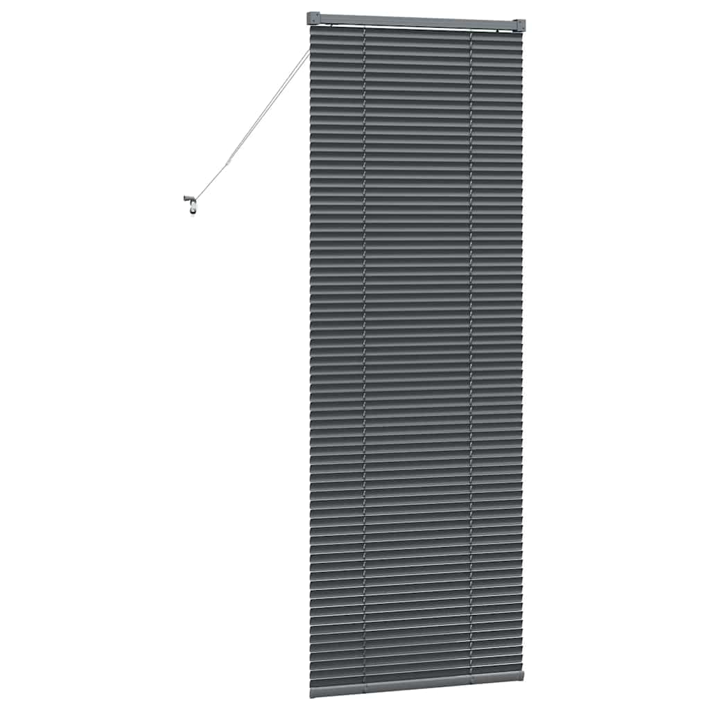 Zsalugáter Redőnyök Sötétszürke 175 x 55 cm Alumínium