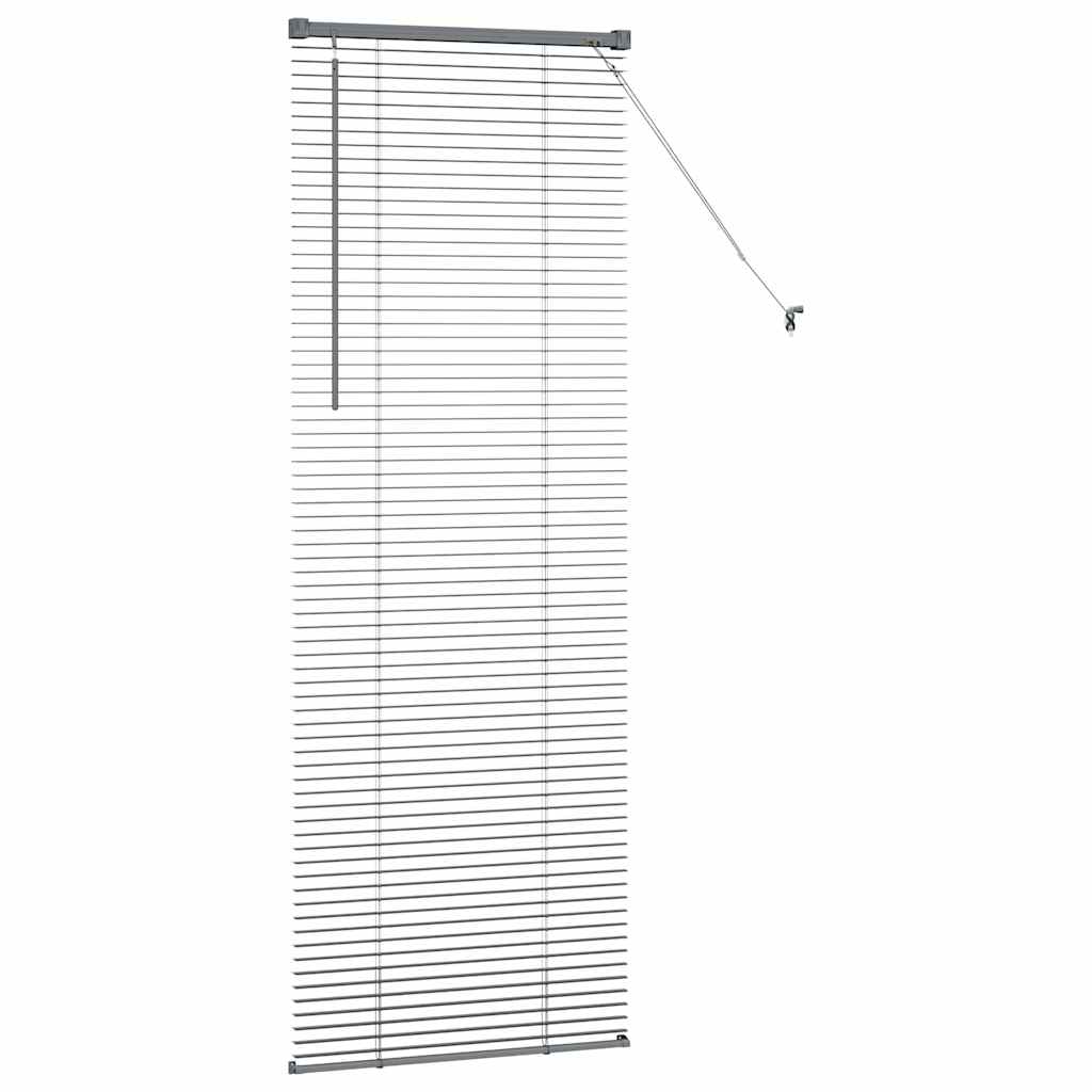 Zsalugáter Redőnyök Sötétszürke 175 x 60 cm Alumínium