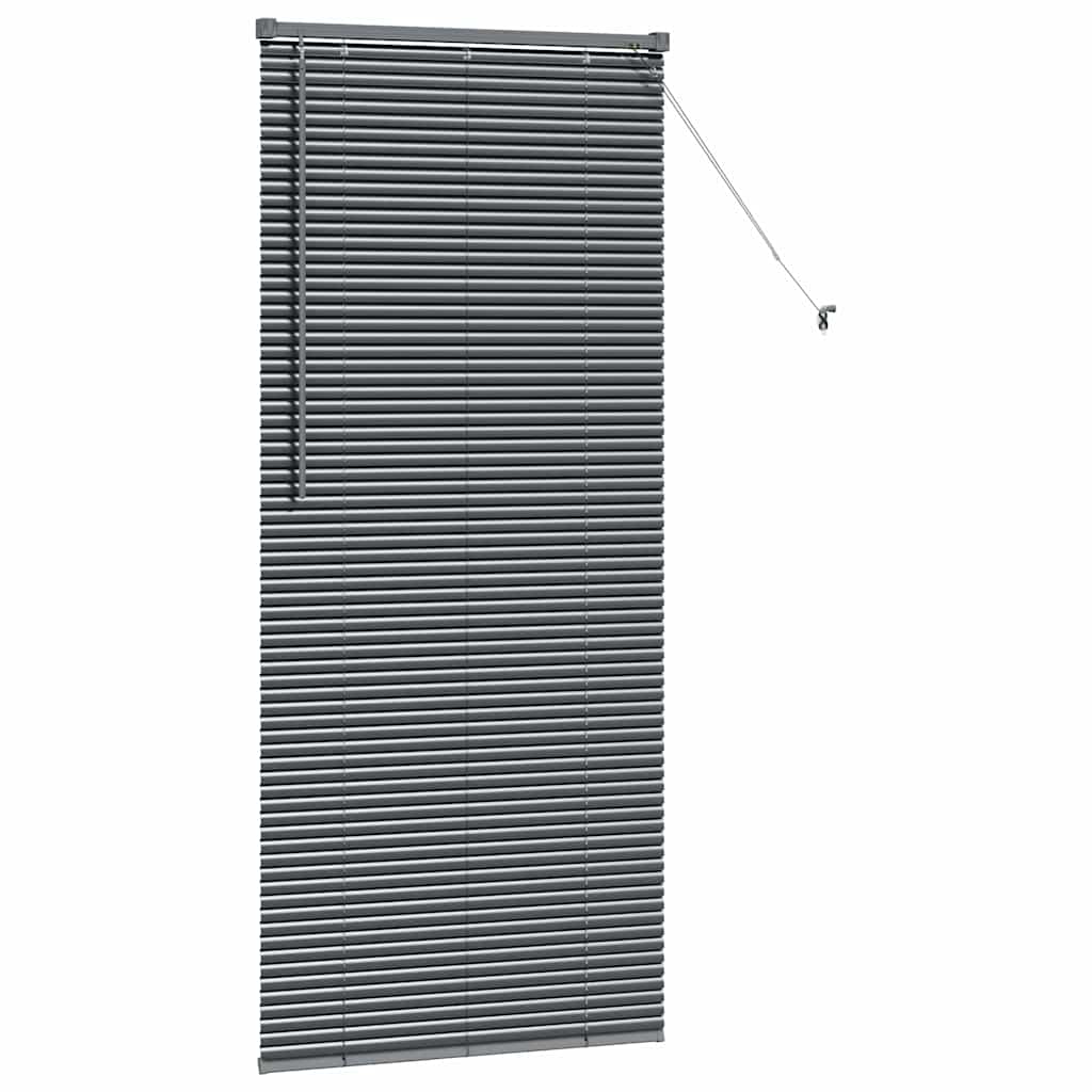 Zsalugáter Redőnyök Sötétszürke 175 x 75 cm Alumínium