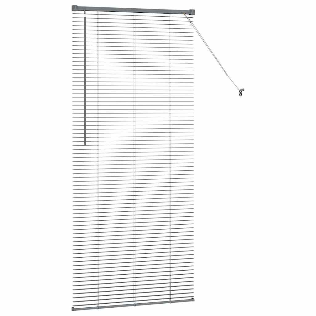 Zsalugáter Redőnyök Sötétszürke 175 x 80 cm Alumínium