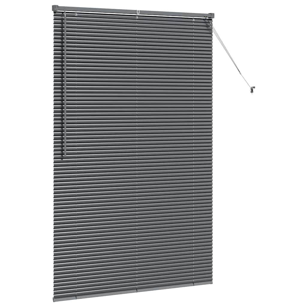 Zsalugáter Redőnyök Sötétszürke 175 x 120 cm Alumínium