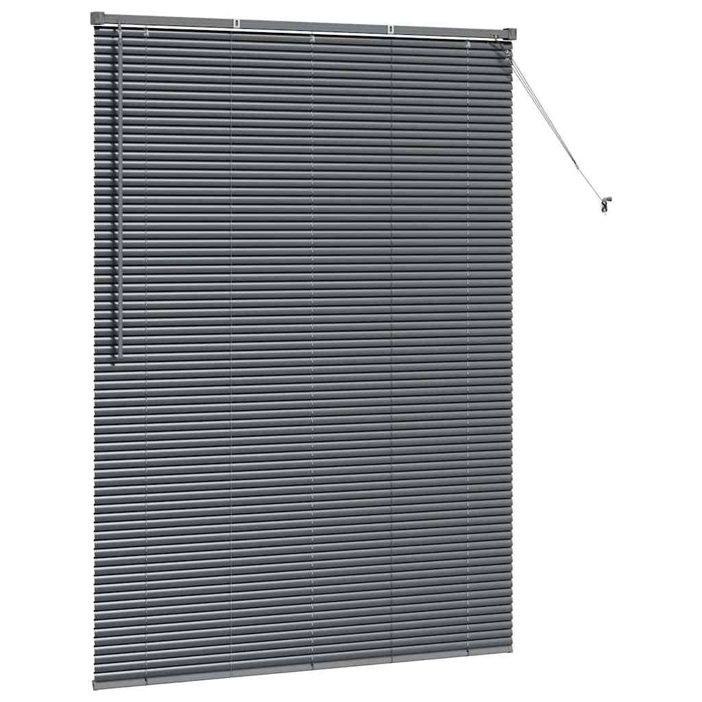 Zsalugáter Redőnyök Sötétszürke 175 x 125 cm Alumínium