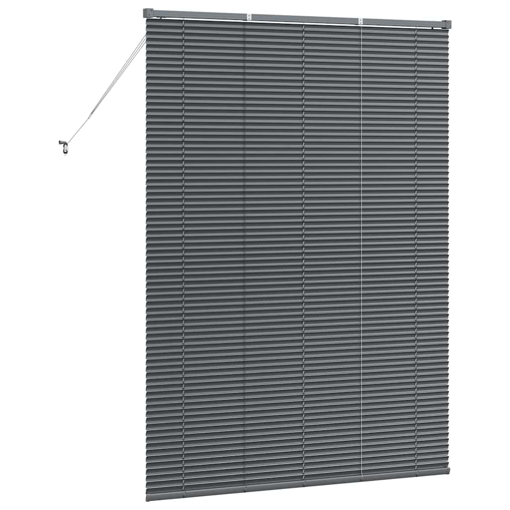 Zsalugáter Redőnyök Sötétszürke 175 x 125 cm Alumínium