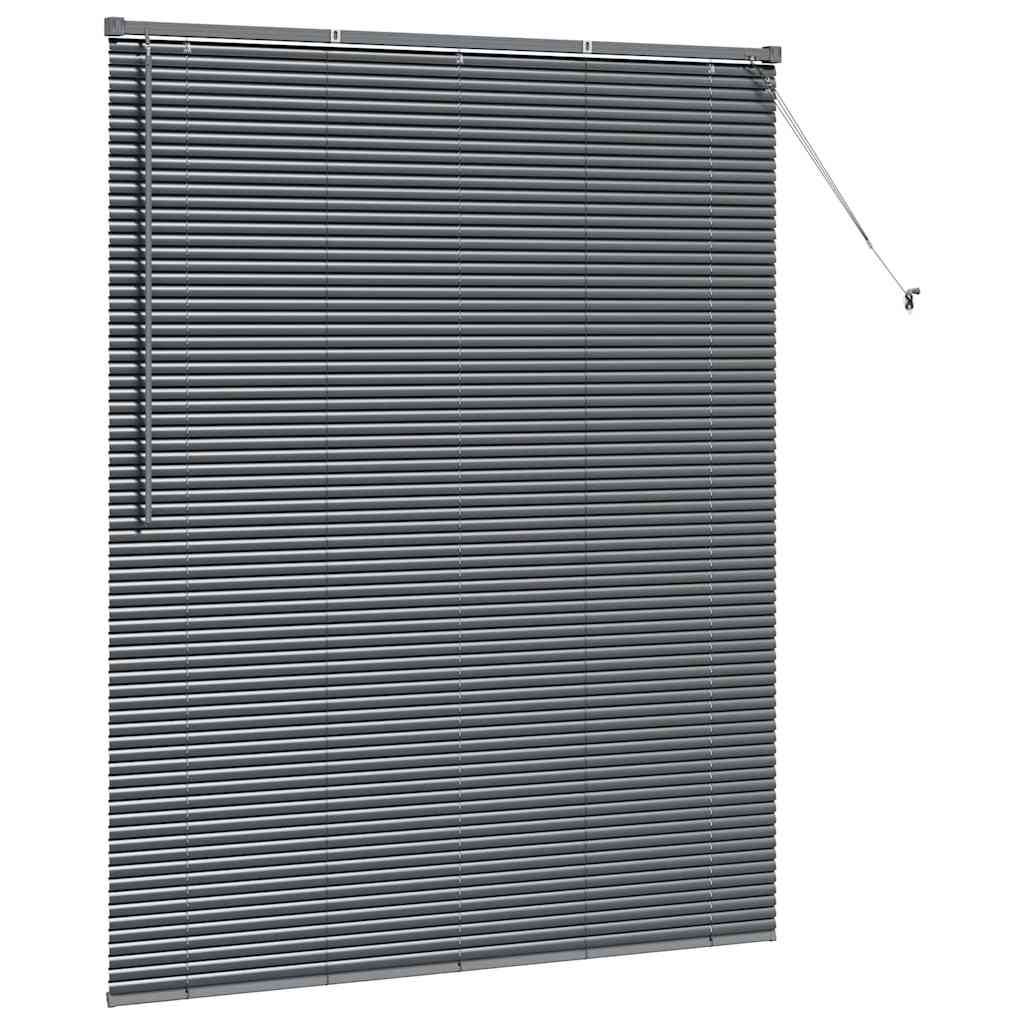 Zsalugáter Redőnyök Sötétszürke 175 x 145 cm Alumínium