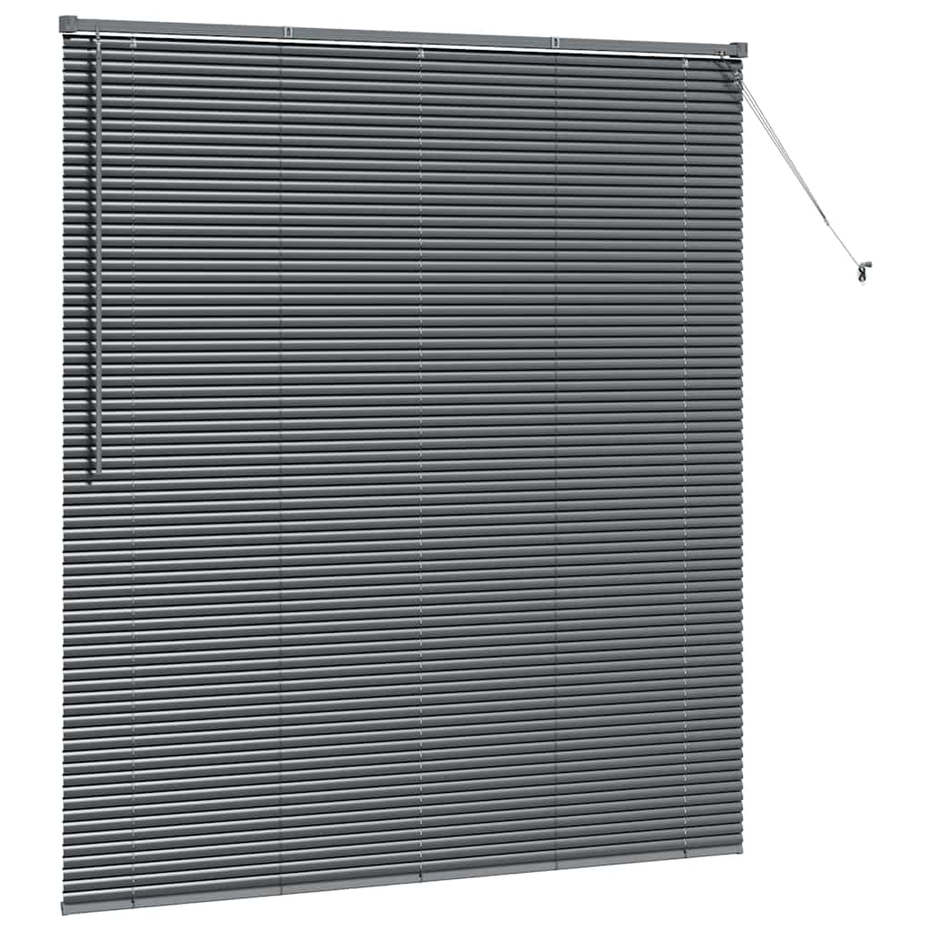 Zsalugáter Redőnyök Sötétszürke 175 x 155 cm Alumínium