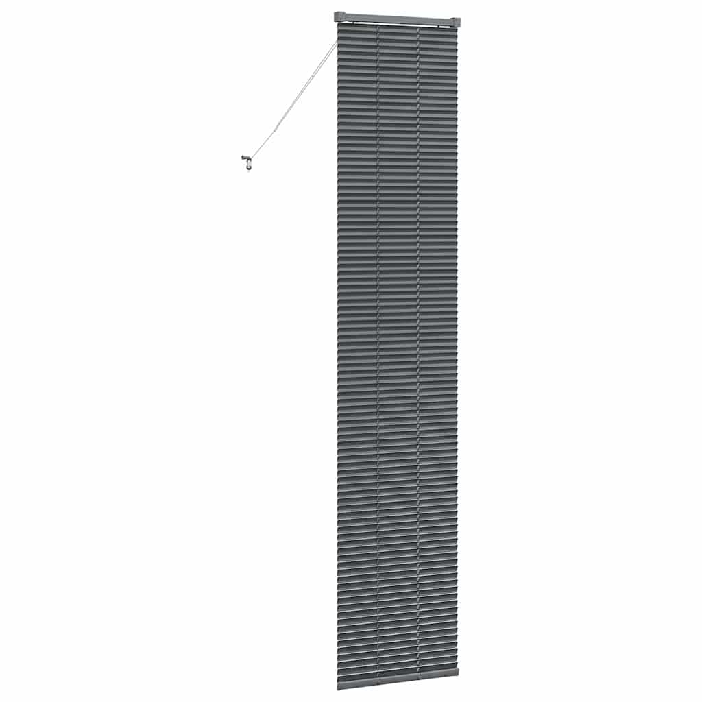 Zsalugáter Redőnyök Sötétszürke 220 x 45 cm Alumínium
