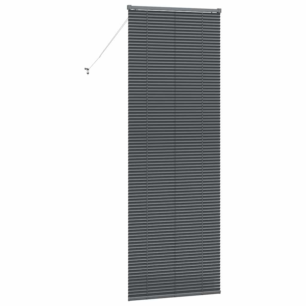 Zsalugáter Redőnyök Sötétszürke 220 x 80 cm Alumínium