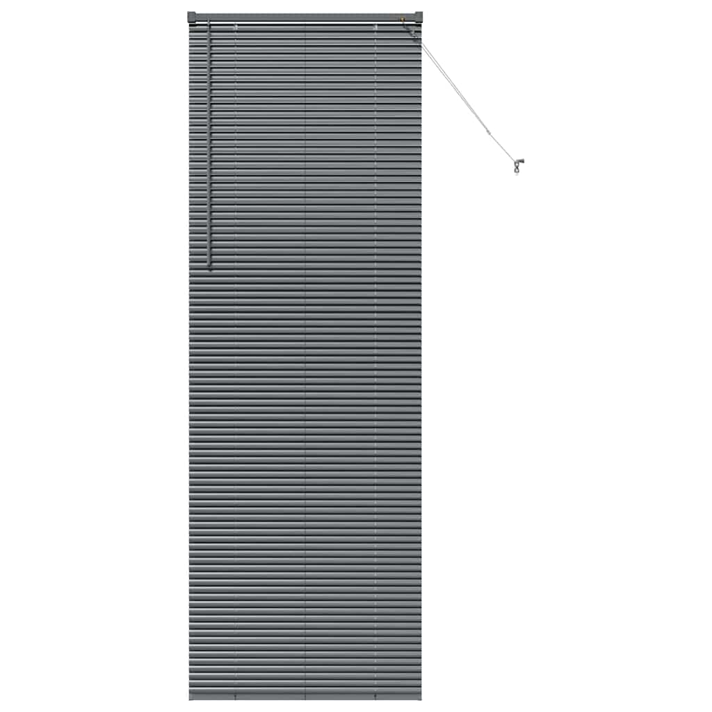 Zsalugáter Redőnyök Sötétszürke 220 x 80 cm Alumínium