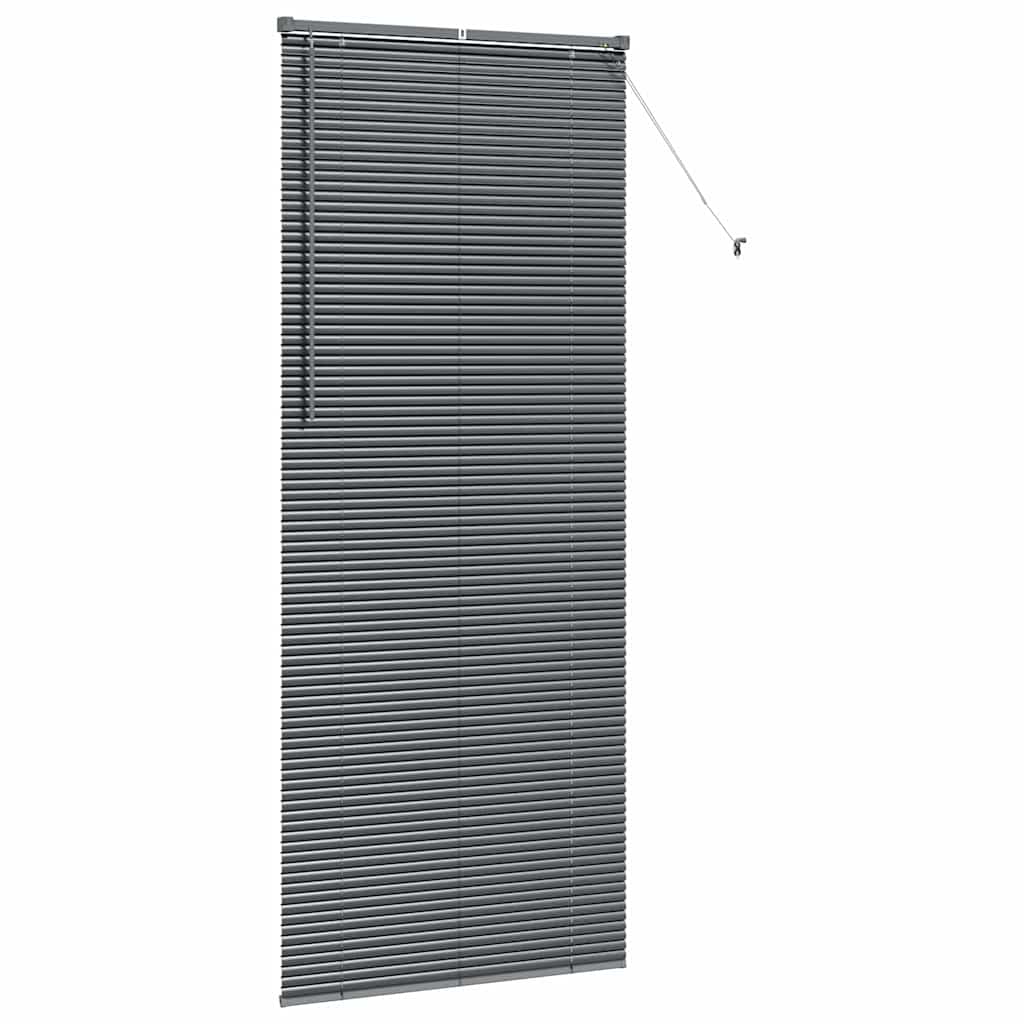 Zsalugáter Redőnyök Sötétszürke 220 x 85 cm Alumínium