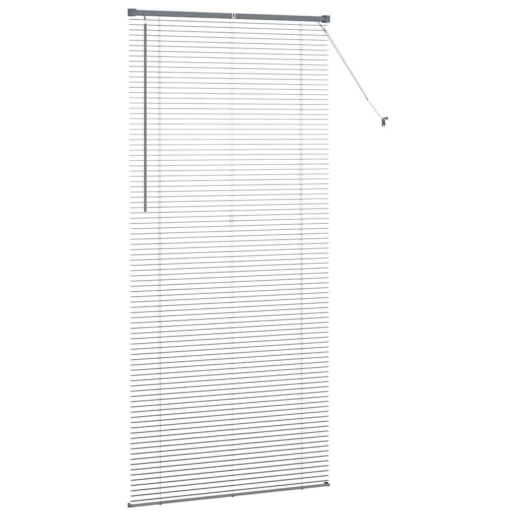 Zsalugáter Redőnyök Sötétszürke 220 x 100 cm Alumínium