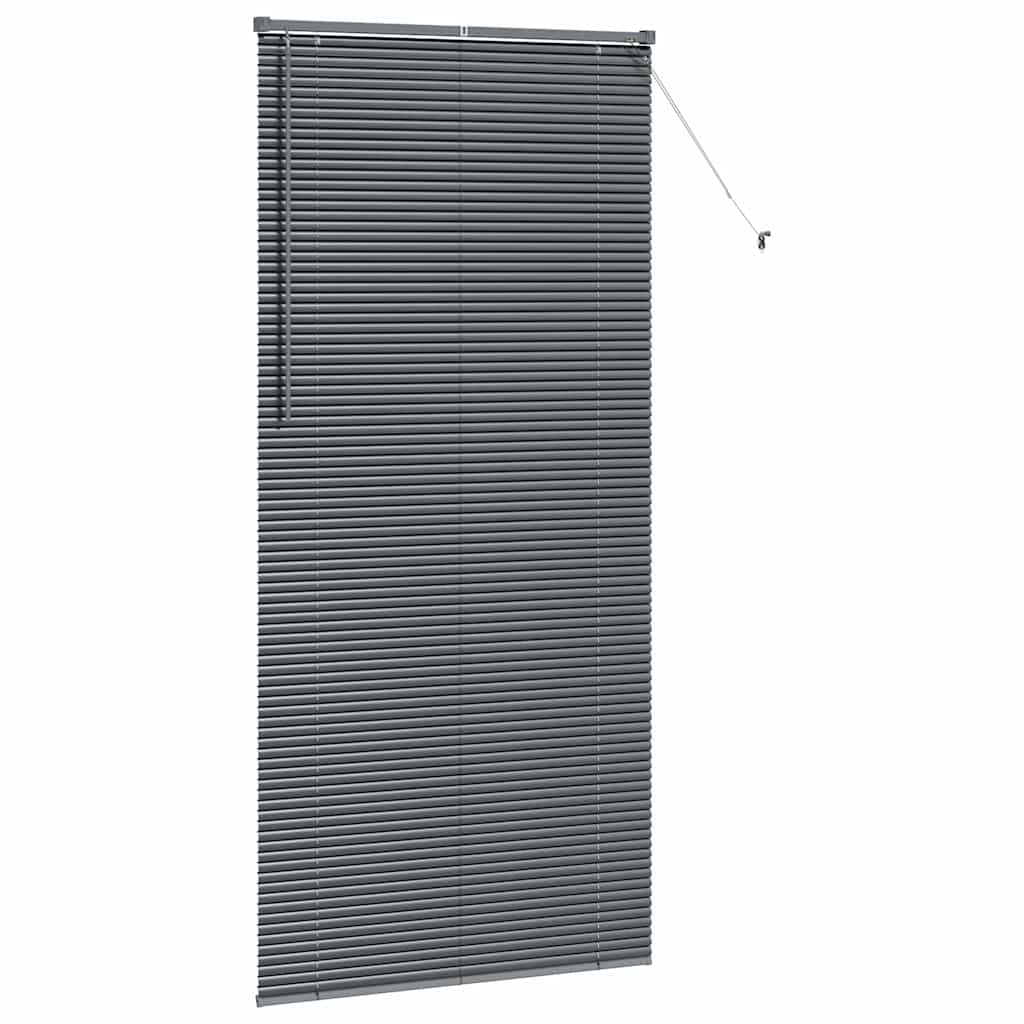 Zsalugáter Redőnyök Sötétszürke 220 x 105 cm Alumínium
