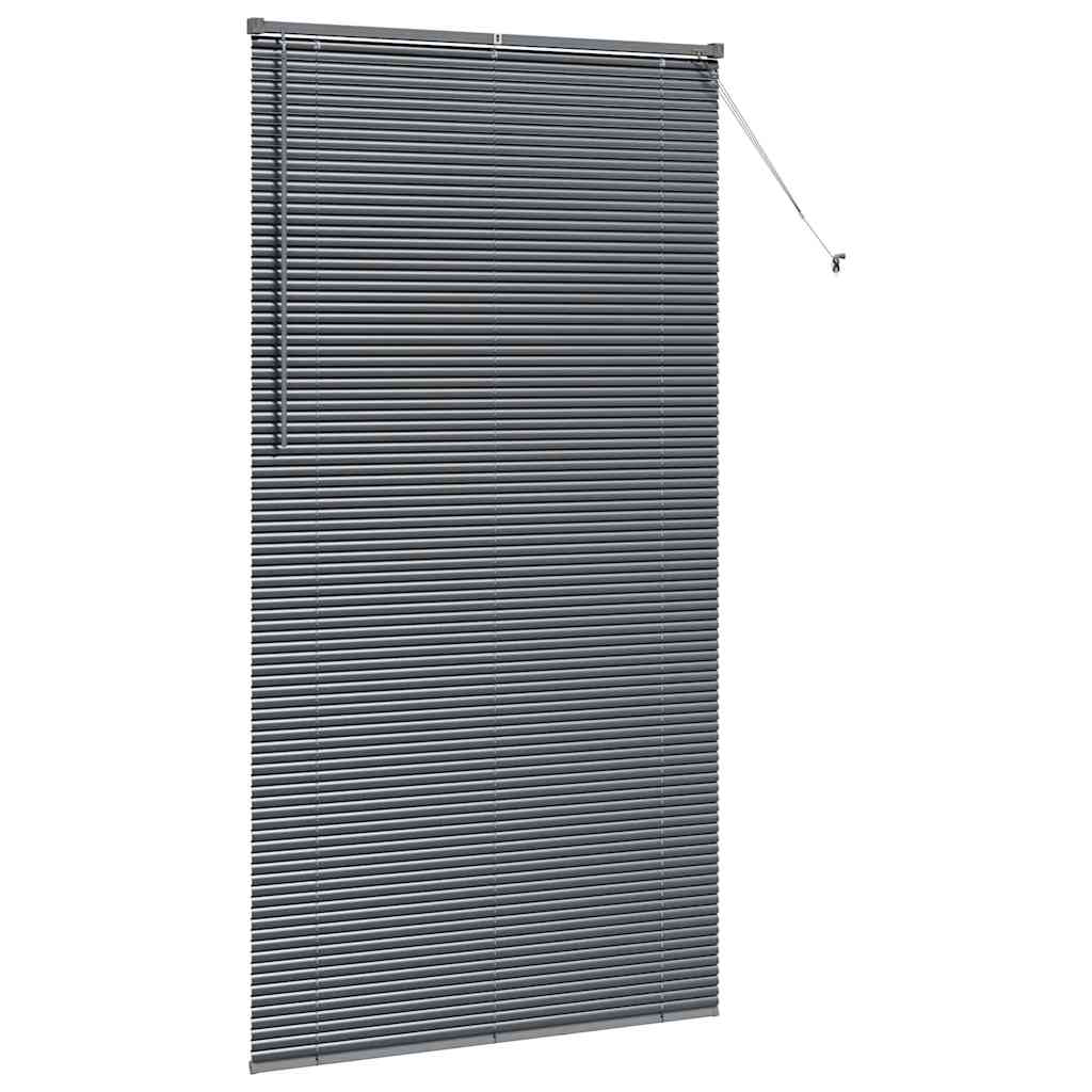 Zsalugáter Redőnyök Sötétszürke 220 x 120 cm Alumínium