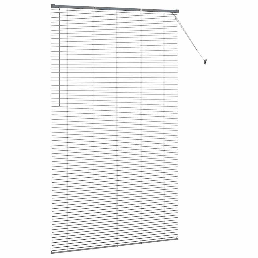 Zsalugáter Redőnyök Sötétszürke 220 x 130 cm Alumínium
