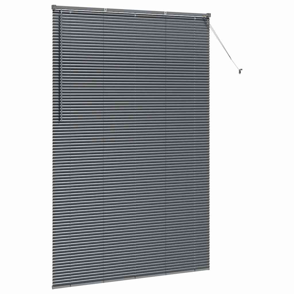 Zsalugáter Redőnyök Sötétszürke 220 x 145 cm Alumínium