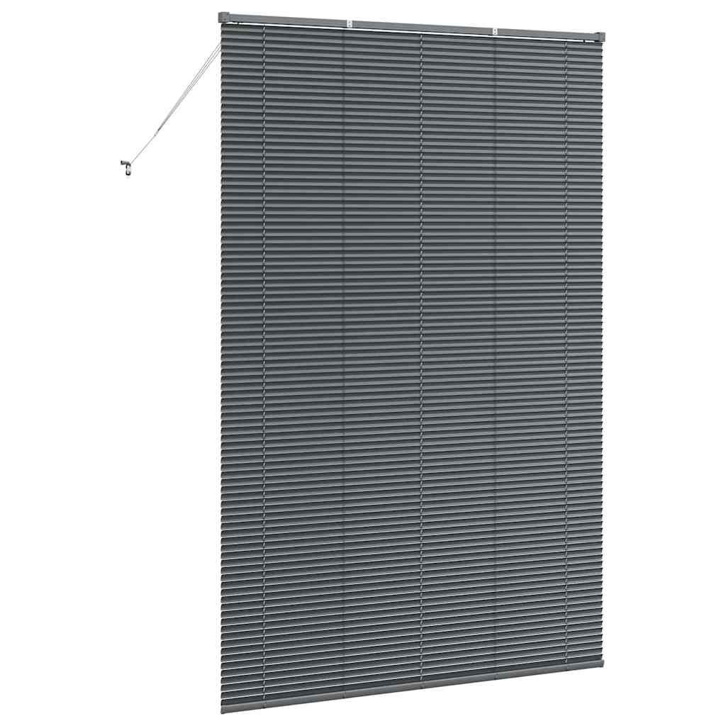 Zsalugáter Redőnyök Sötétszürke 220 x 145 cm Alumínium