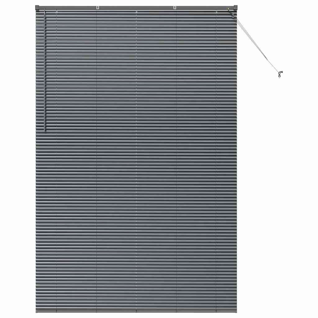 Zsalugáter Redőnyök Sötétszürke 220 x 145 cm Alumínium