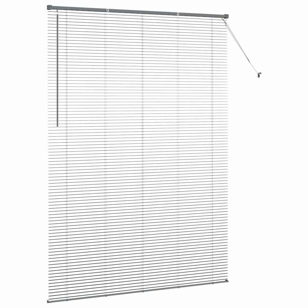 Zsalugáter Redőnyök Sötétszürke 220 x 155 cm Alumínium