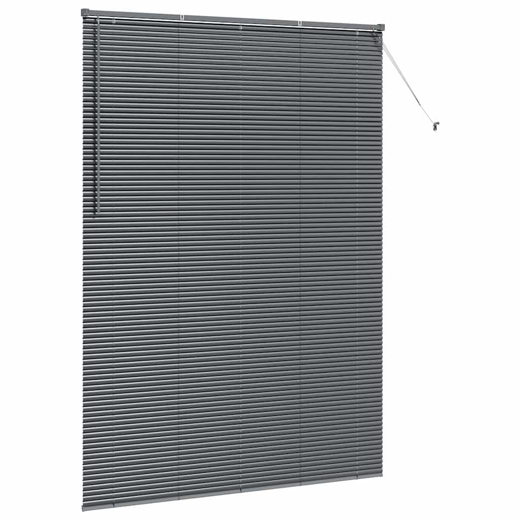 Zsalugáter Redőnyök Sötétszürke 220 x 160 cm Alumínium