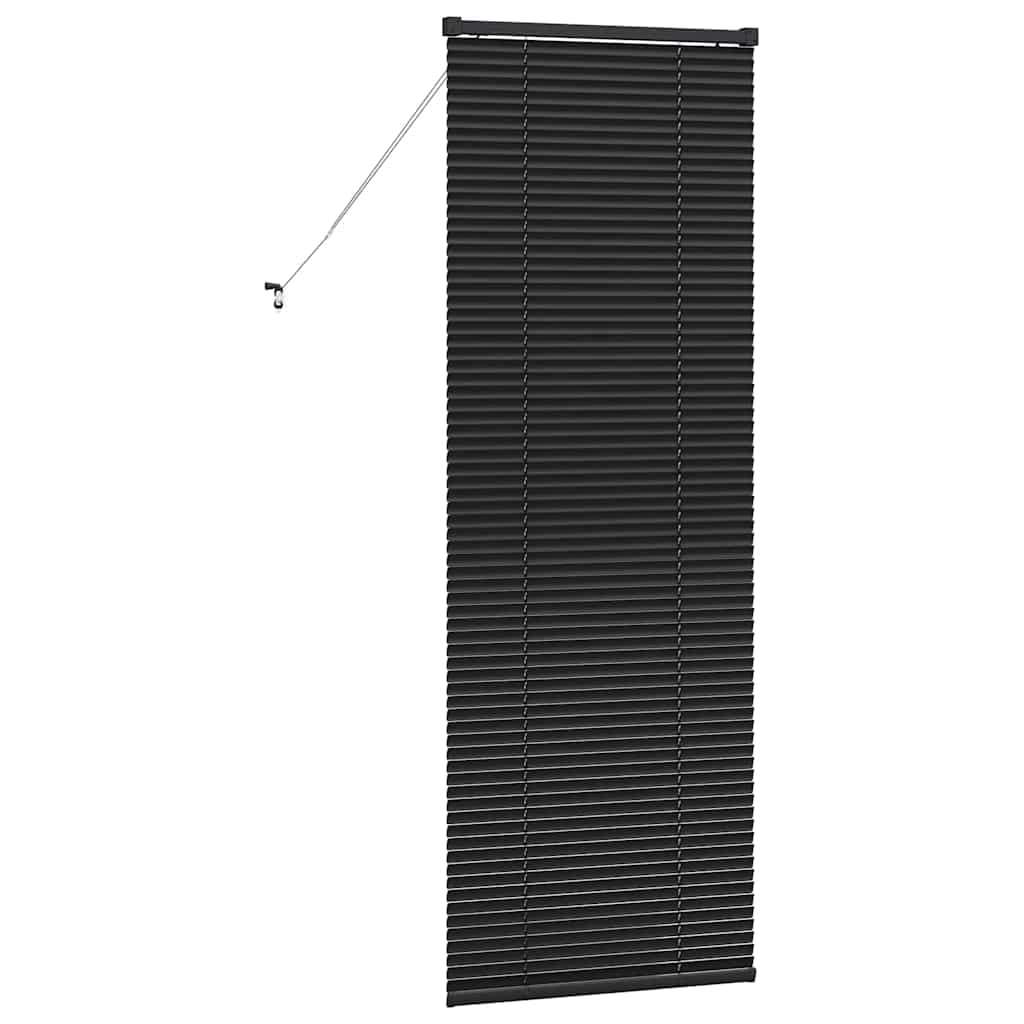 Zsalugáter Redőnyök Fekete 175 x 60 cm Alumínium