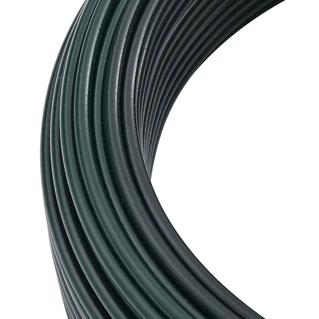 Kerítéskötöző drót Zöld 25 m PVC