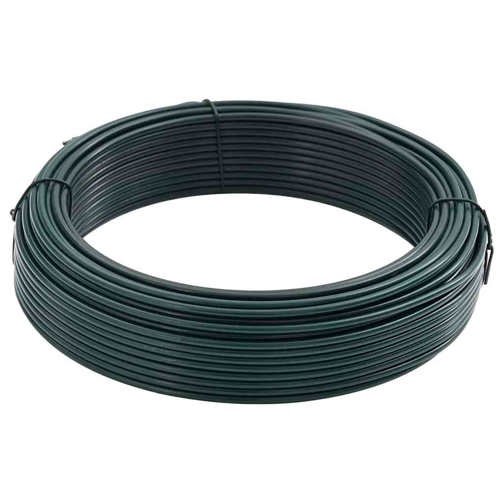 Kerítéskötöző drót Zöld 80 m PVC