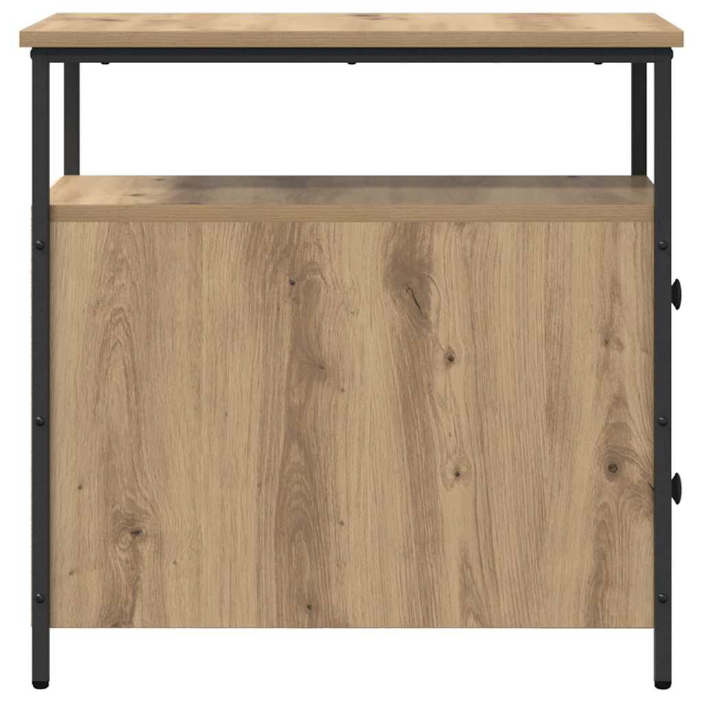 Éjjeliszekrény kézműves tölgy 30 x 60 x 60 cm Szerelt fa