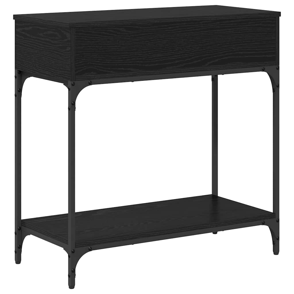 Konzolasztal Musta tammi 75 x 34,5 x 75 cm Szerelt fa