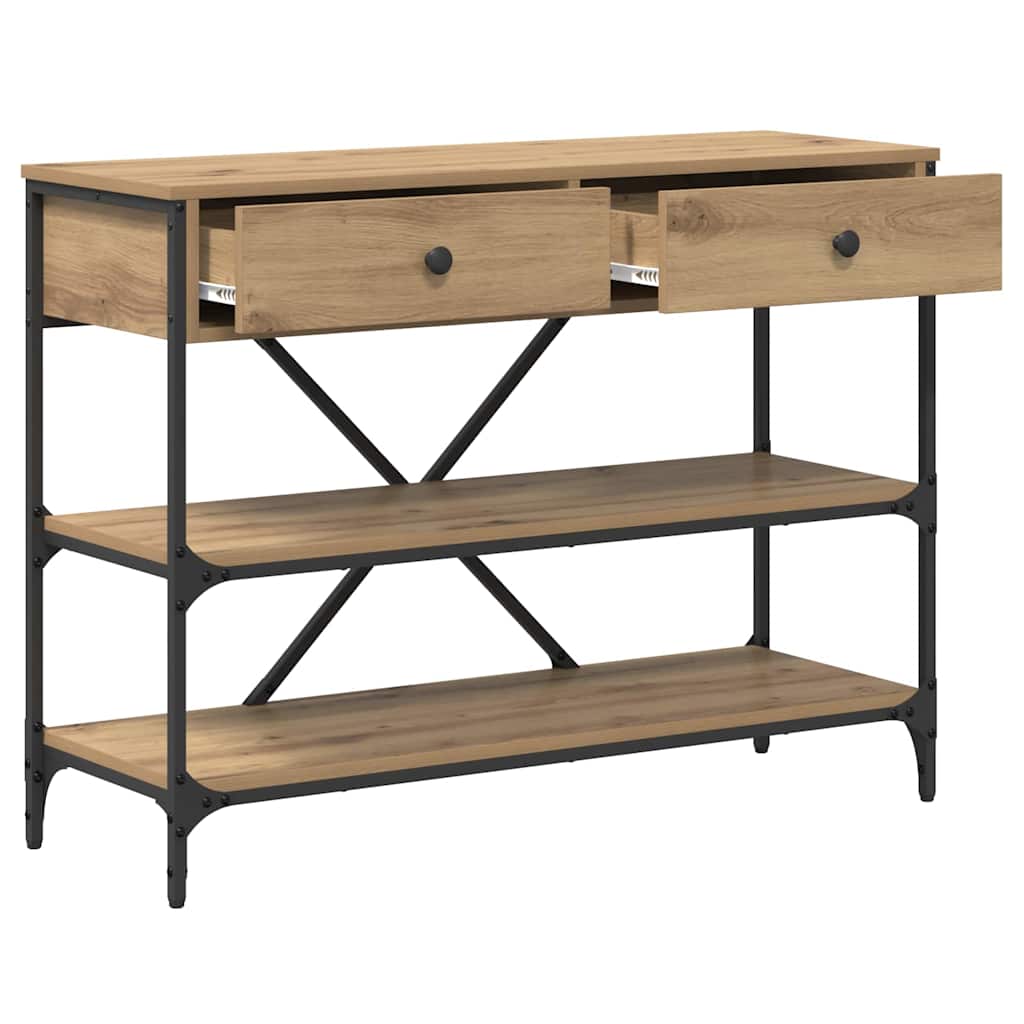 Konzolasztal Barna 100 x 34,5 x 75 cm faszínű