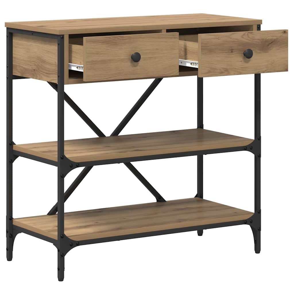 Konzolasztal Barna 75 x 34,5 x 75 cm faszínű