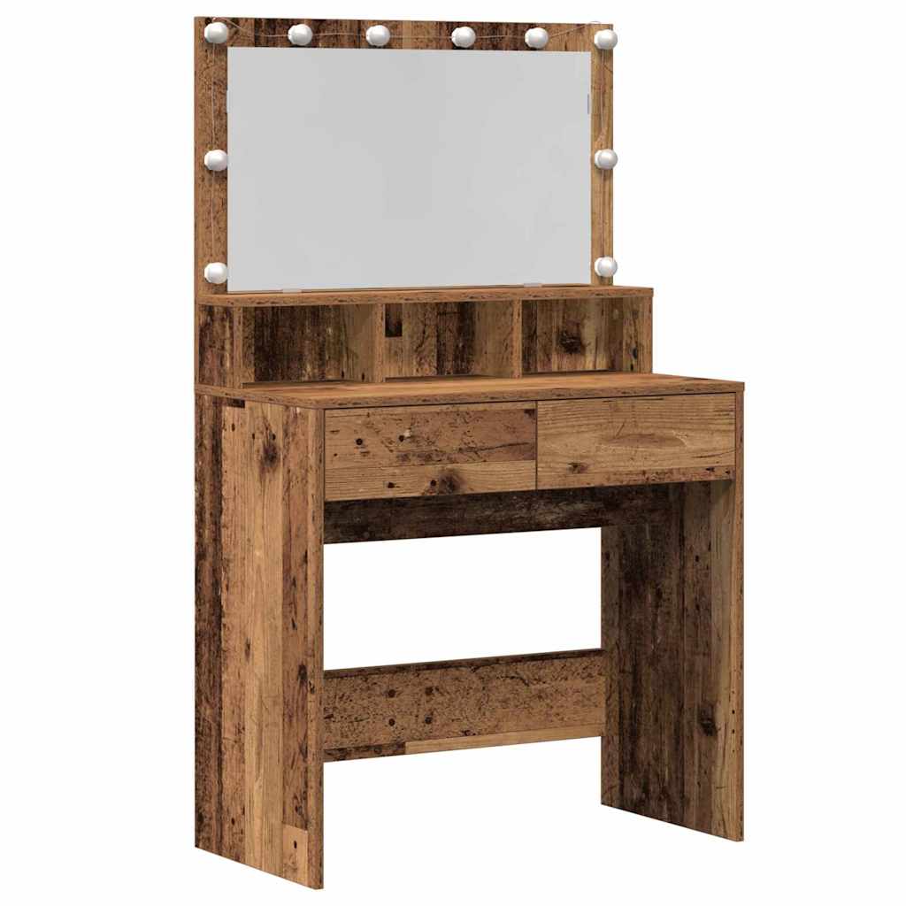 Öltözködőasztal Öreg fa 80 x 41 x 134,5 cm Szerelt Fa