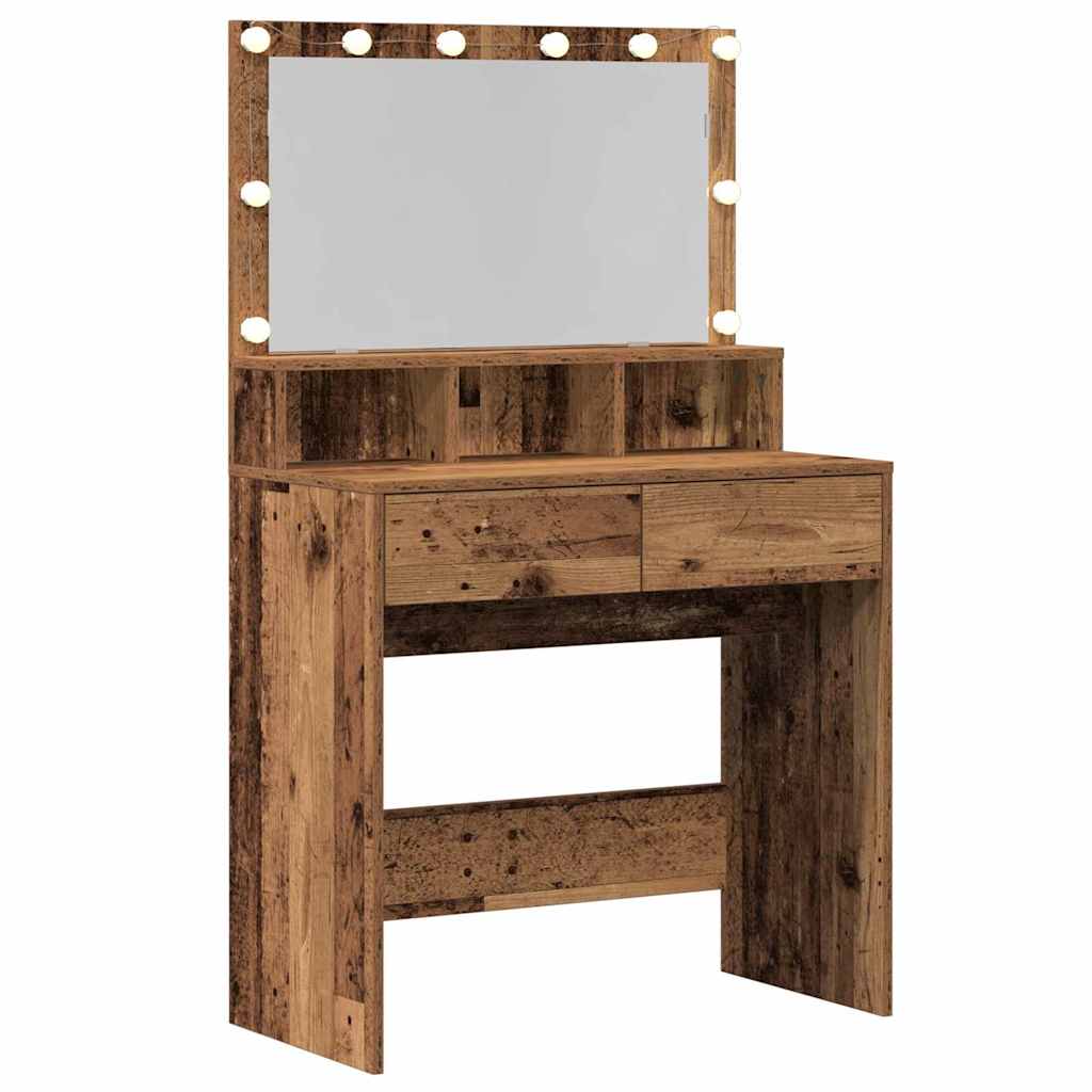 Öltözködőasztal Öreg fa 80 x 41 x 134,5 cm Szerelt Fa