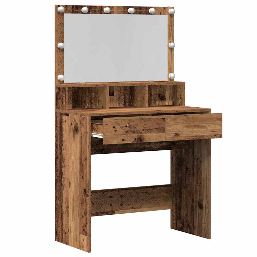 Öltözködőasztal Öreg fa 80 x 41 x 134,5 cm Szerelt Fa