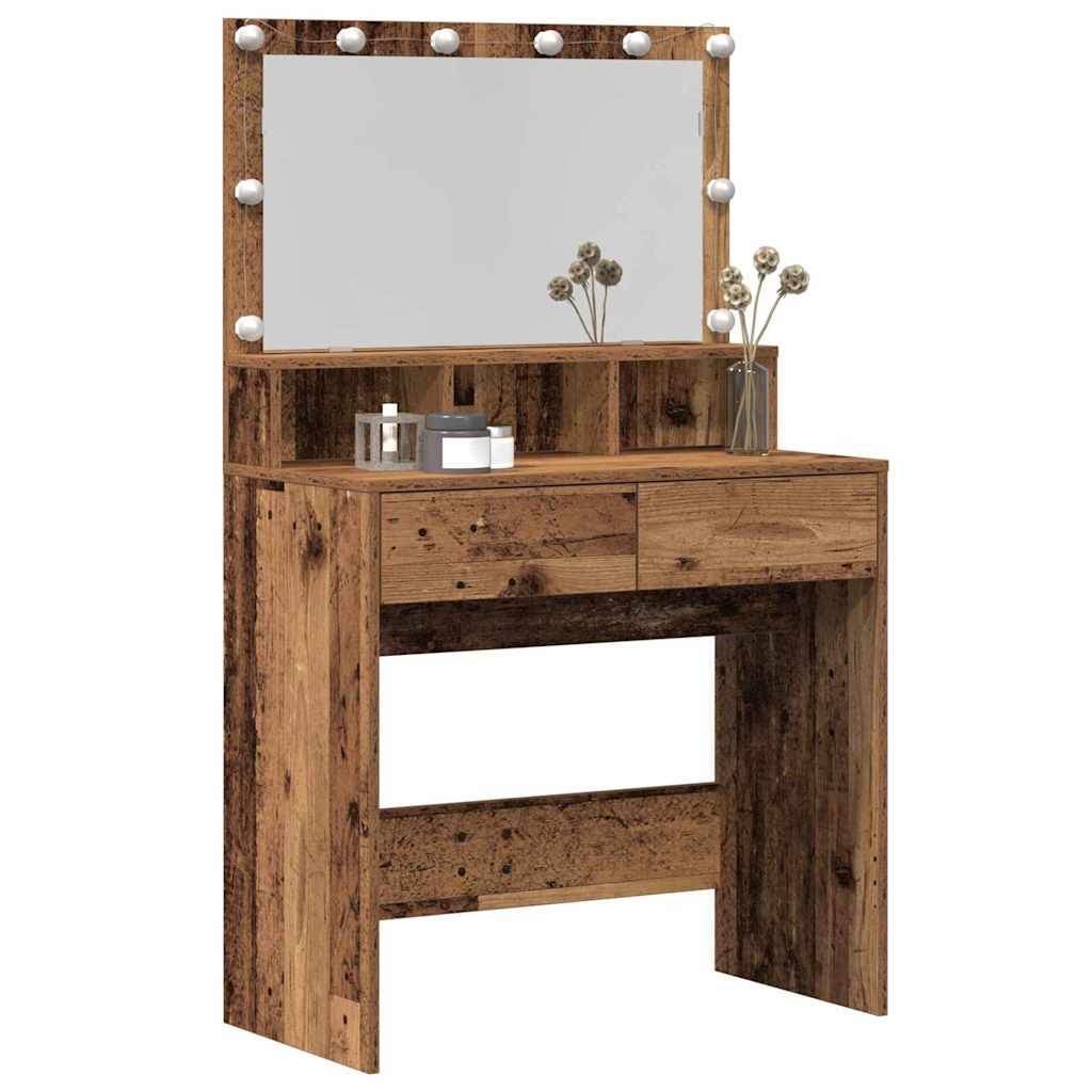 Öltözködőasztal Öreg fa 80 x 41 x 134,5 cm Szerelt Fa
