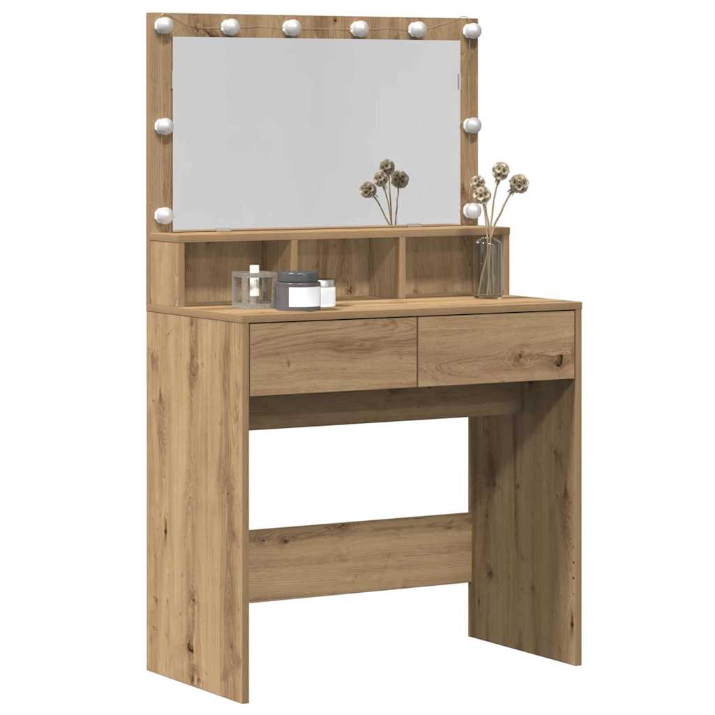 Öltözködőasztal Artisan tölgy 80 x 41 x 134,5 cm Szerelt Fa