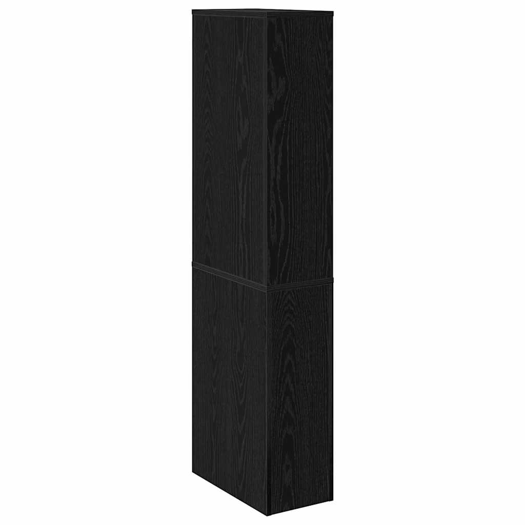Fürdőszoba bútor szett Fekete tölgy 22 x 41 x 135 cm Faanyag