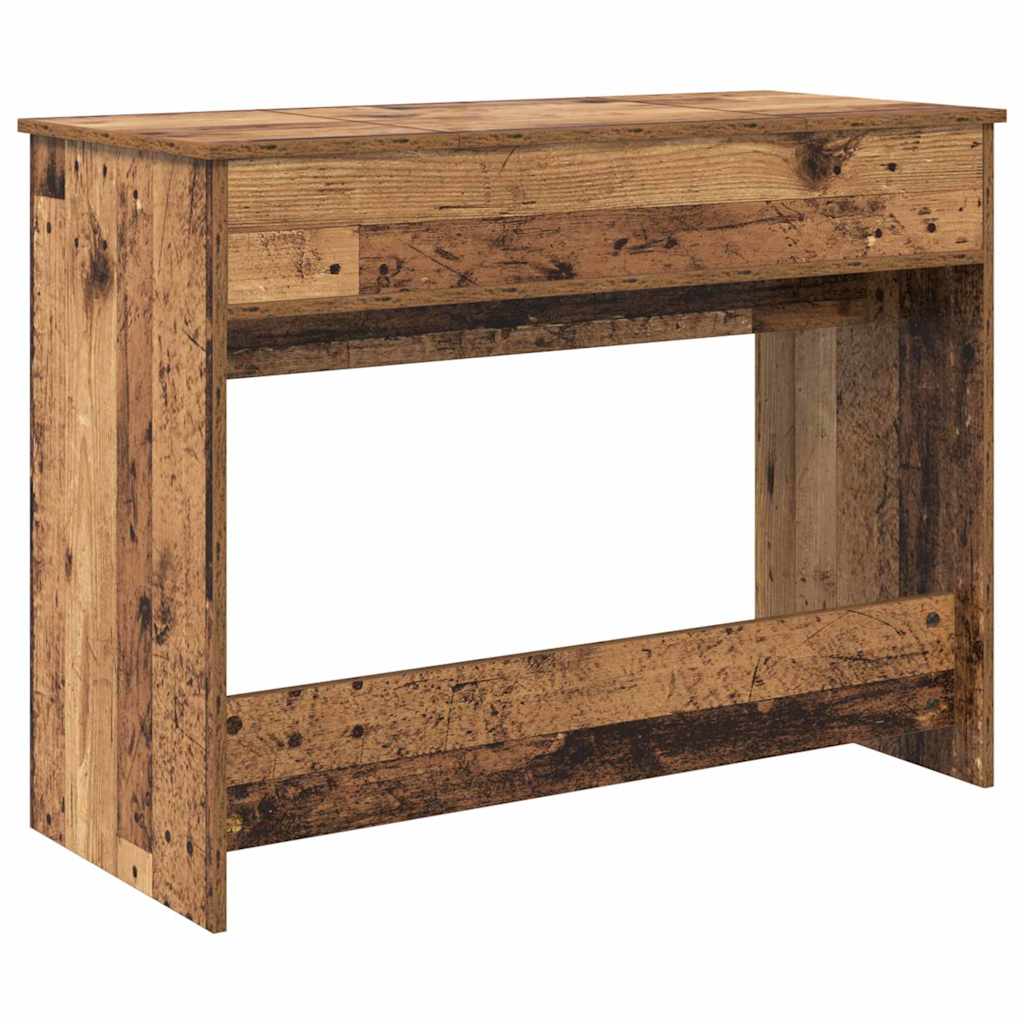 Kozmetikai Asztal fiókkal tárolóval Öreg fa 100 x 45 x 76 cm