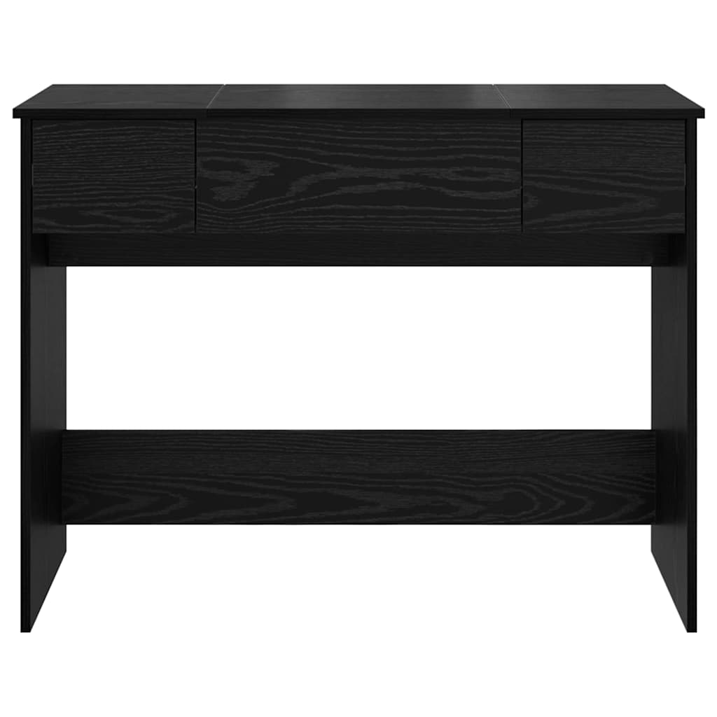 Kozmetikai Asztal fiókkal Fekete tölgy 100 x 45 x 76 cm