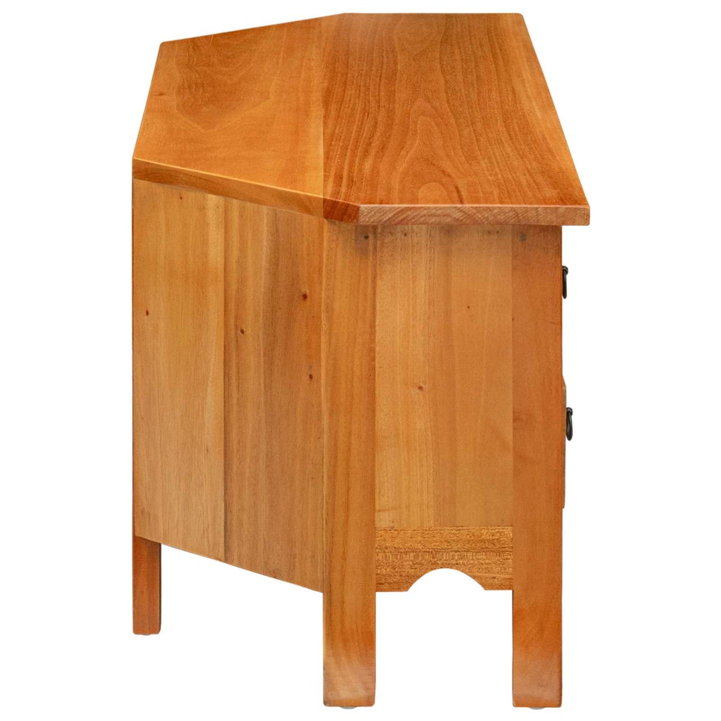 TV szekrény Természetes 100 x 40,5 x 46 cm Tömör Mahagóni Fa