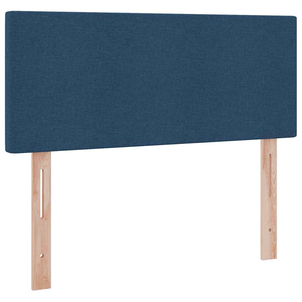 Ágy tárolóval és matraccal matracmal Kék 120 x 190 cm Faanyag