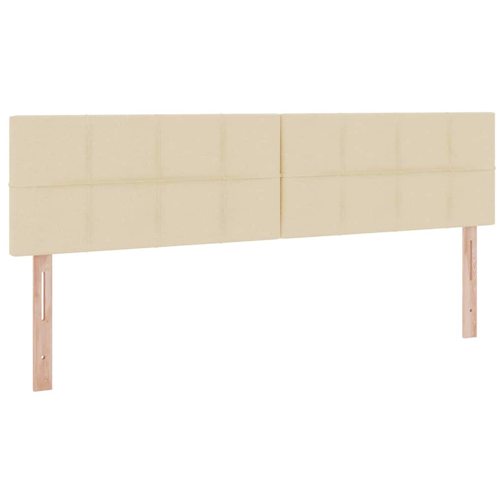 Ágy tárolóval és matraccal matracmal Krém 160 x 200 cm Faanyag