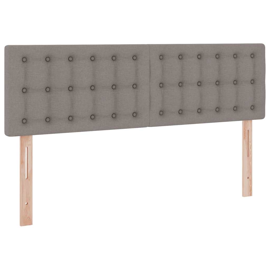 Ágy tárolóval és matraccal Tópszínű 140 x 200 cm Bársony