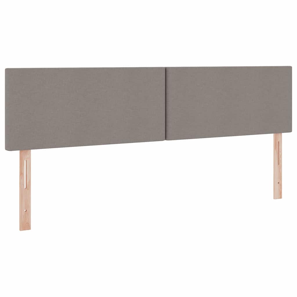 LED tárolós ágy matraccal Tópszínű 180 x 200 cm Szövet